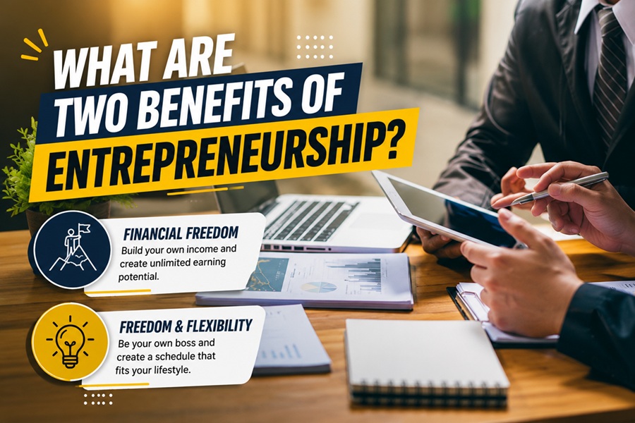 what are two benefits of entrepreneurship